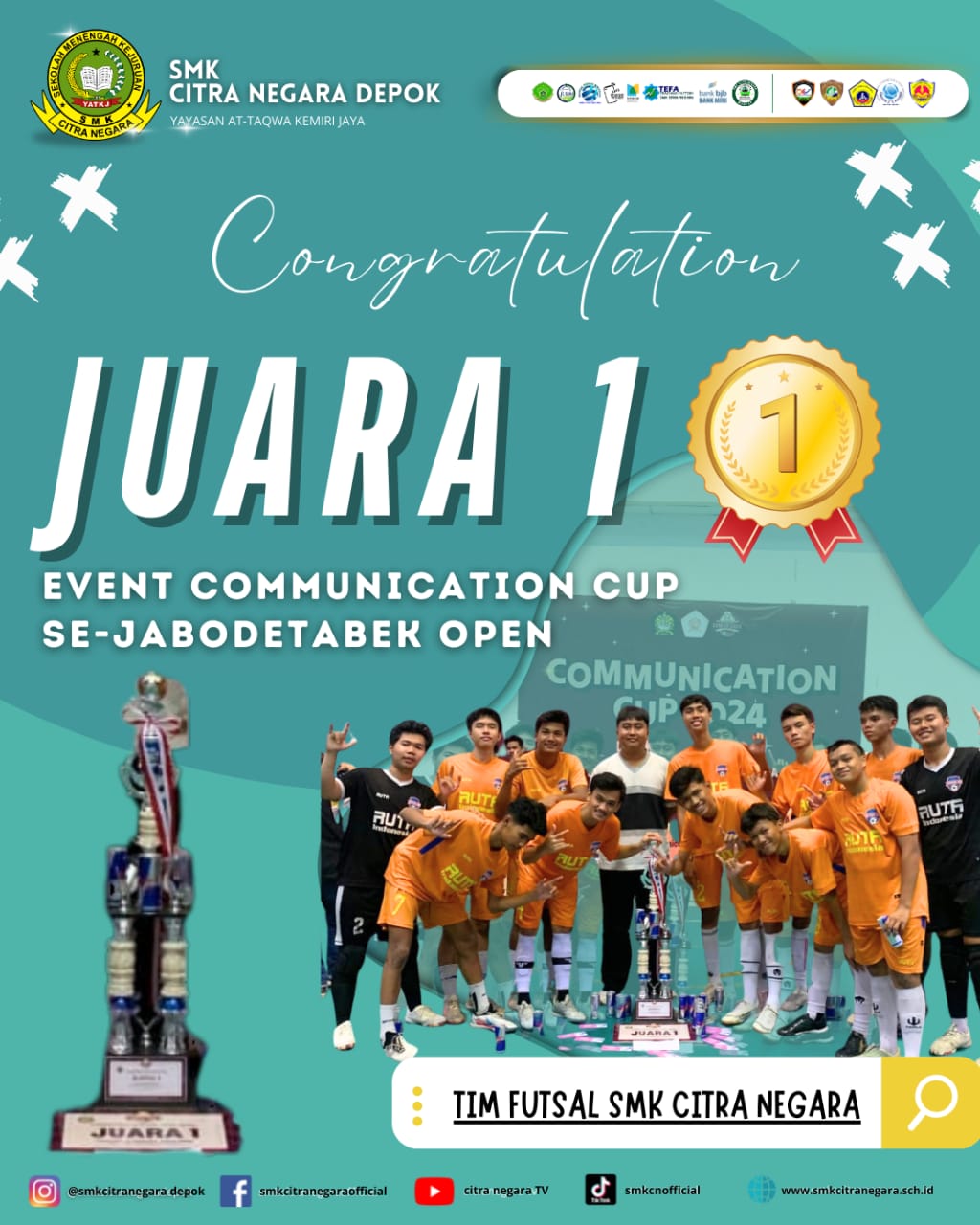 JUARA 1 SEJABODETABEK – EVENT COMMUNICATION CUP 2024