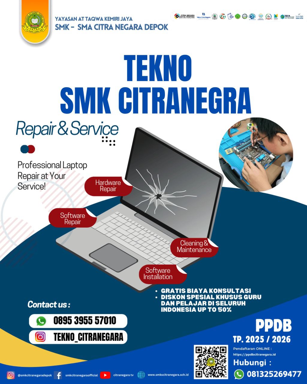 TEKNO SMK CITRA NEGARA – REPAIR AND SERVICE