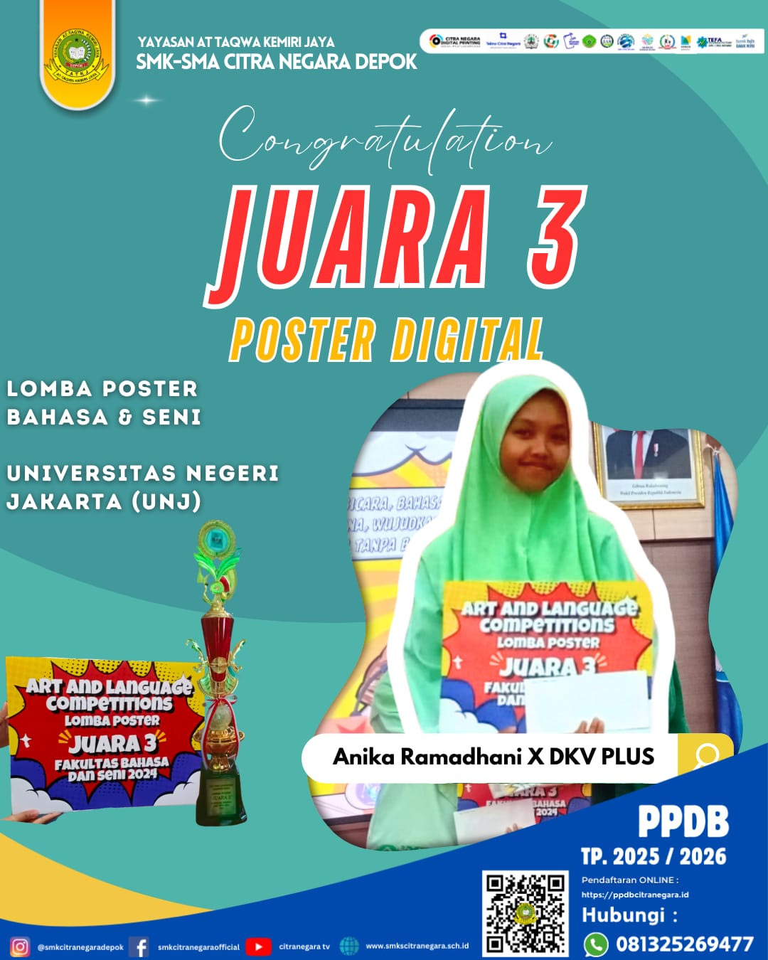 JUARA 3 POSTER DIGITAL – UNIVERSITAS NEGERI JAKARTA (UNJ)