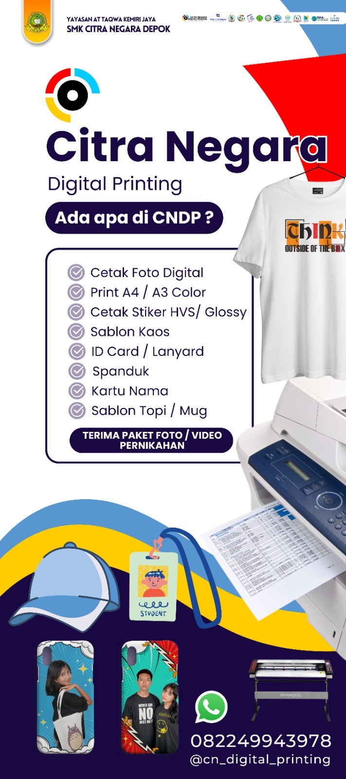 CITRA NEGARA DIGITAL PRINNTING (CNDP) IS NOW OPEN! SOLUSI PERCETAKAN