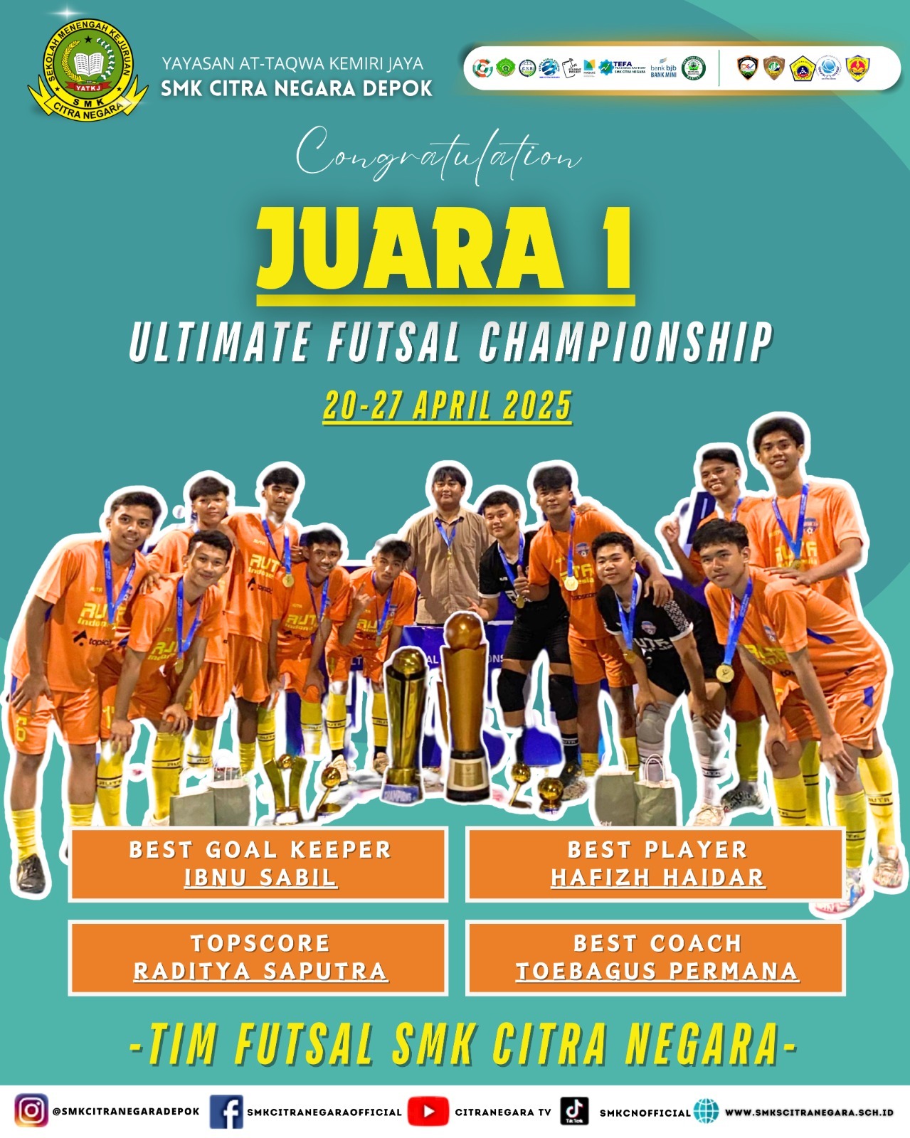 JUARA 1 ULTIMATE FUTSAL CHAMPIONSHIP 2025