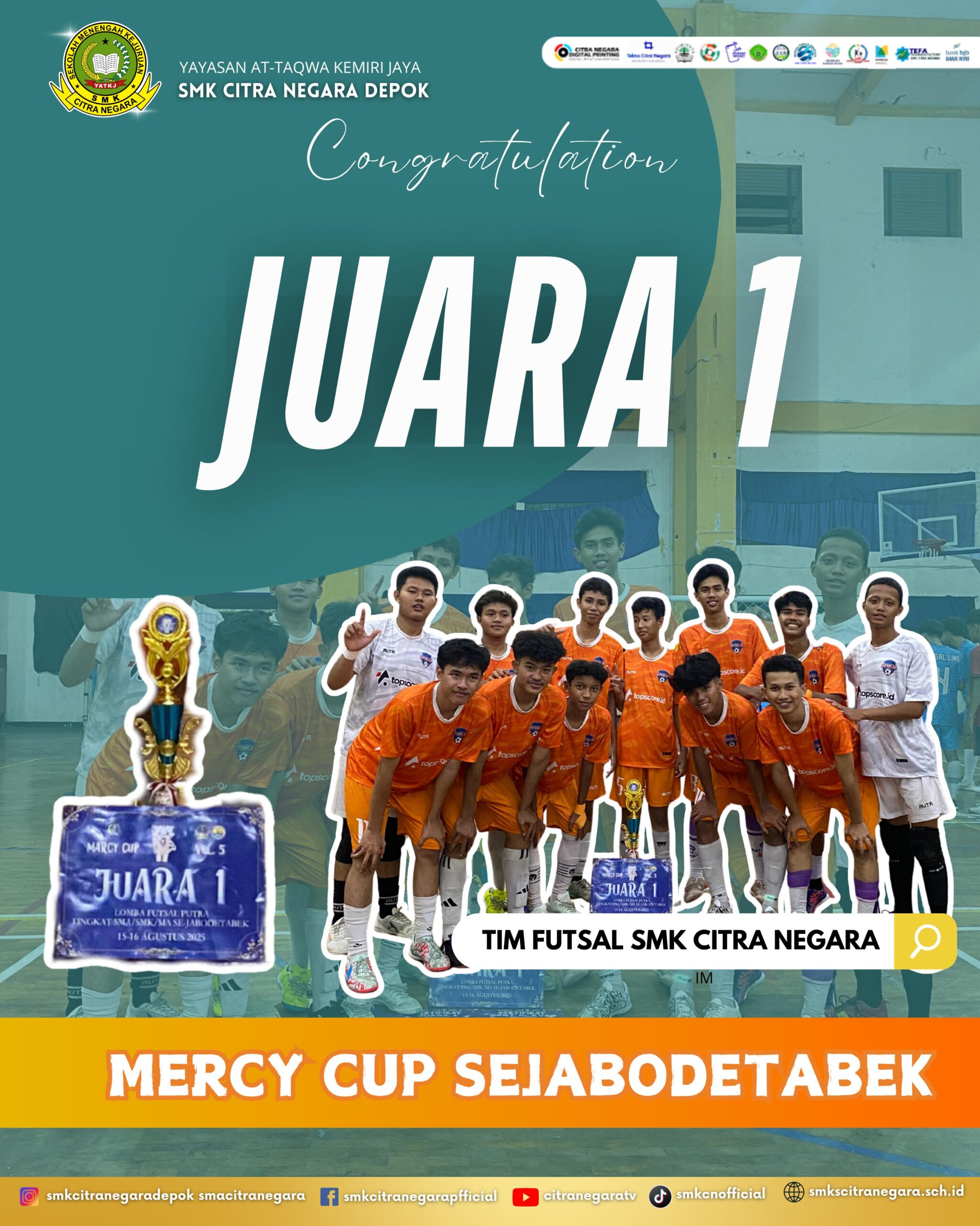JUARA 1 MERCY CUP SEJABODETABEK